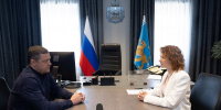 Цифровизацию процесса проведения закупок обсудил Михаил Ведерников и Ольга Татаринова - Губернатор Псковской области