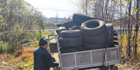 Более 1,2 тысячи автопокрышек вывезли с улиц Владивостока с начала осени - Администрация г. Владивостока
