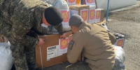 Сегодня от города Кызыла передали нашим военнослужащим в зоне специальной военной операции очередную партию гуманитарного груза. - Администрация г. Кызыл