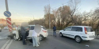 Не уступила дорогу при развороте: под Оренбургом столкнулись две иномарки - ProOren.Ru