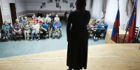 Волонтеры культуры: волонтеры и творческие жители города посетили Дом престарелых и инвалидов - Научная библиотека им. В.Д. Федорова