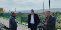 Проверка объекта благоустройства. - Андроповский район