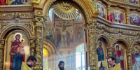 Архиерейское богослужение в Троицком кафедральном соборе г. Щигры. - Щигровская епархия