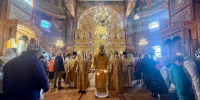 Архиерейское богослужение в Троицком кафедральном соборе г. Щигры. - Щигровская епархия