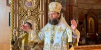 Архиерейское богослужение в Троицком кафедральном соборе г. Щигры. - Щигровская епархия