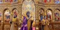 Вечернее богослужение в Троицком кафедральном соборе г. Щигры. - Щигровская епархия