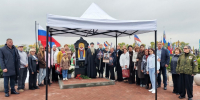 Освящение мемориального киота в честь Покрова Пресвятой Богородицы - Губкинская епархия