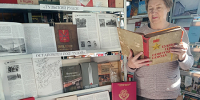 Лазаревская сельская библиотека. Книжная выставка "Тульский рубеж: остановлен под Тулой ". - Щекинская МЦБ