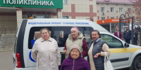 В рамках нацпроекта «Семья» доставка пожилых сельчан в медучреждения продолжается - Министерство труда