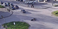 Мотоциклист на земле - Петрозаводск говорит