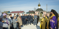 Епископ Парамон совершил чин основания Сергиевского храма в поселке Сухобезводное - Нижегородская епархия