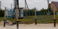 Белгородские строители завершили благоустройство детской площадки в Новосадовом - Сетевое издание Знамя 31