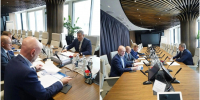 Рабочая встреча Егора Ковальчука с представителями руководства Газпромбанка - Администрация области