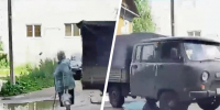 Водитель автомобиля не заметил женщину и проехал по ней несколько раз | Источник: 708 на связи! Официальная группа / Vk.com - 29.Ru