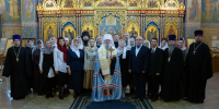 Глава Красноярской митрополии совершил благодарственный молебен в мужском монастыре Успения Пресвятой Богородицы ко Дню учителя - Епархия