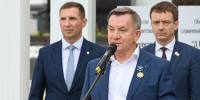 Состоялось открытие Галереи почета работников дорожного хозяйства - Министерство строительства, транспорта и дорожного хозяйства