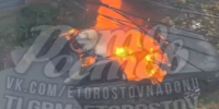 В Ростове на Западном дотла сгорела машина - DonDay.Ru