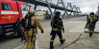 Учения МЧС в аэровокзале Южно-Сахалинска пресс-служба ГУ МЧС России по Сахалинской области - SakhalinMedia.Ru