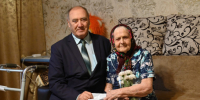 Ветеран труда отмечает 97-летие: чествование Софьи Тихоновны Геращенко - Карасукский район