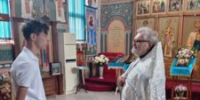 В храме Апшеронска провели Таинство Крещения воспитанника социального центра - Газета Апшеронский рабочий