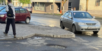 В Кирово-Чепецке устранили провал асфальта на Луначарского - Prochepetsk.ru