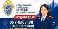 Следственное управление СК России по Республике Ингушетия предупреждает об уголовной ответственности за экстремизм - Следственный комитет