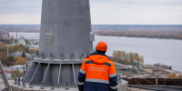 Для новой канатной дороги через Оку в Нижнем Новгороде установили восемь опор - ProGorodNN.Ru