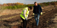 На Кумысной поляне в Саратове высадили новые деревья - Общественное мнение