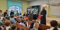 Насельник Чимеевского монастыря побывал на школьном спектакле - Епархия