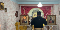 Протоиерей Василий Иванов совершил Литургию в медроте - Орловская и Ливенская епархия