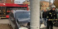 В Иванове «Лада‑Ларгус» врезалась в столб - Сетевое издание Ивановские новости