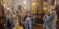 Епископ Шуйский и Тейковский Иоанн совершил вечерню с чтением акафиста перед иконой Пресвятой Богородицы «Шуйская-Смоленская» - Шуйская епархия