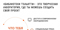 Модельная центральная библиотека им. В.Н. Татищева из Тольятти вошла в шорт-лист конкурса «Куратор и точка» всероссийского проекта «Гений места» - Министерство культуры