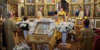 Богослужение в Неделю 20-ю по Пятидесятнице в Успенском храме г. Мглина - Мглинское благочиние