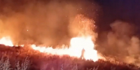 В Приамурье едва не случилась беда вблизи Грибского ночью разбушевался пожар видео - Amur.Life