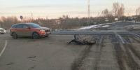 Lada сбила мужчину на электровелосипеде на томской трассе - News.VTomske.Ru