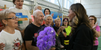 Ветеран авиации отметил 95-летний юбилей на тренировке в Сертолово - ЛенТВ24
