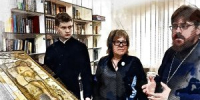 В Орёл из Донецка передали старинную плащаницу - OrelTimes.Ru
