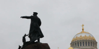 В кронштадтский Морской Никольский собор доставили икону Святого апостола Андрея Первозванного | ФОТО Александра ДРОЗДОВА - С.-Петербургские ведомости