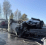 На трассе А-121 во Всеволожском районе столкнулись грузовой мусоровоз и легковушка - Петербургский дневник