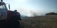 В Хворостянском районе загорелась сухая трава - Центр по делам гражданской обороны, пожарной безопасности и чрезвычайным ситуациям