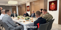Дмитрий Миляев встретился с победителями проекта «СВОи в деле» - ТК Первый Тульский