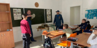 В Хебдинской школе Шамильского района прошел открытый урок по гражданской обороне - МЧС