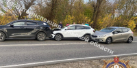В Киреевском районе в ДТП с тремя автомобилями пострадали женщина и ребёнок - ИА Новомосковск Сегодня