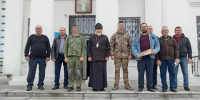 Встреча с участниками специальной военной операции под сводами Успенского храма г. Мглина - Мглинское благочиние