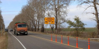 В Приамурье на участке опорной трассы изменили скоростной режим и установили делиниаторы - ИА Порт Амур