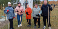 В селе Шилово‑Курья проведена работа по благоустройству захоронений ветеранов Великой Отечественной войны - Карасукский район