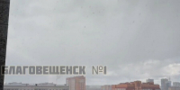 Не первый снег в Благовещенске прошла снежная крупа видео - Amur.Life