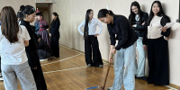 В колледже искусств в Улан-Удэ на физкультуре играют в национальные бурятские игры - ВостокТелеИнформ