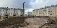 В Котласе продолжается комплексное благоустройство новой общественной территории. - Администрация г. Котлас